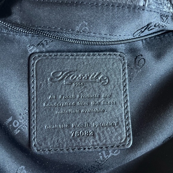 Fossil leather nylon tote - Picture 9 of 16